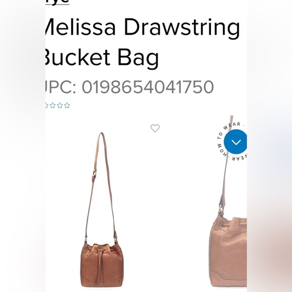 Frye Melissa Leather Hobo Bag -NEW with tags- authentic Frye leather bag - Picture 7 of 15